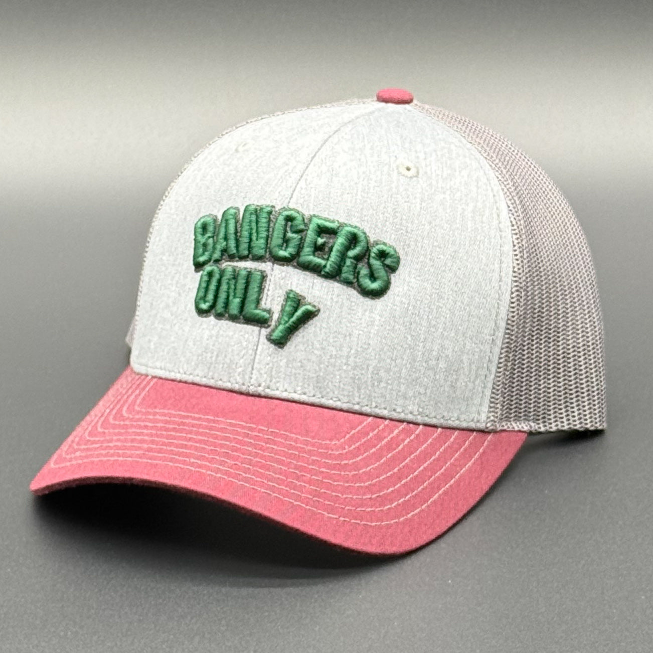Bangers Only Trucker Hat: Frosted Rosé