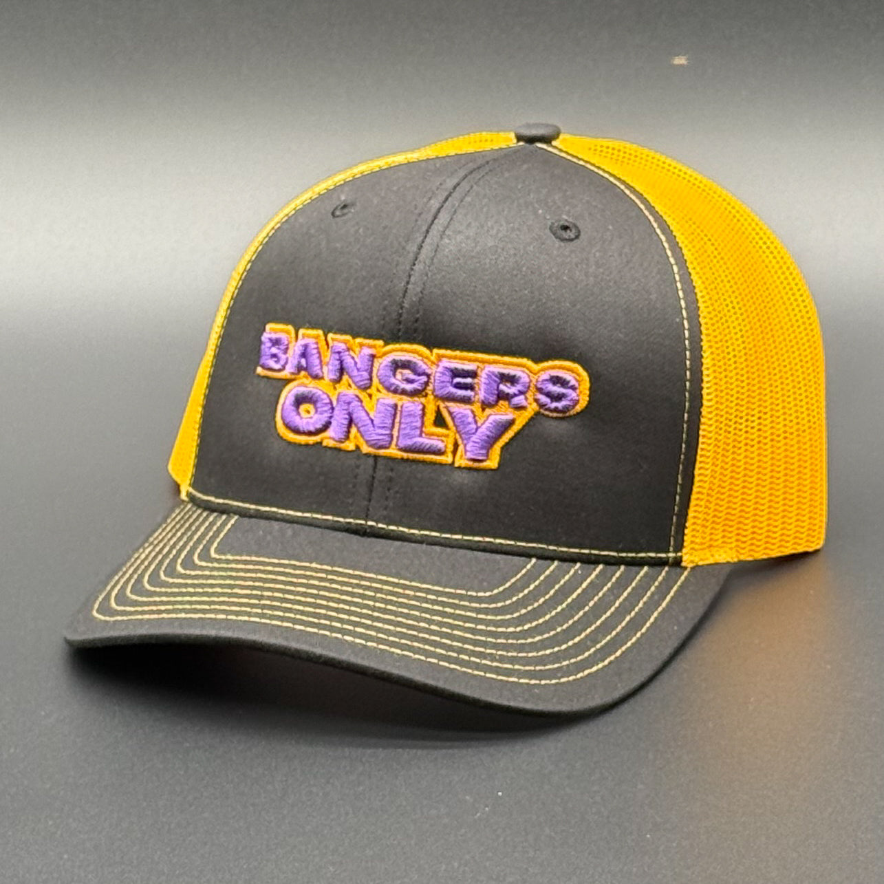 Bangers Only Trucker Hat: Neon Eclipse